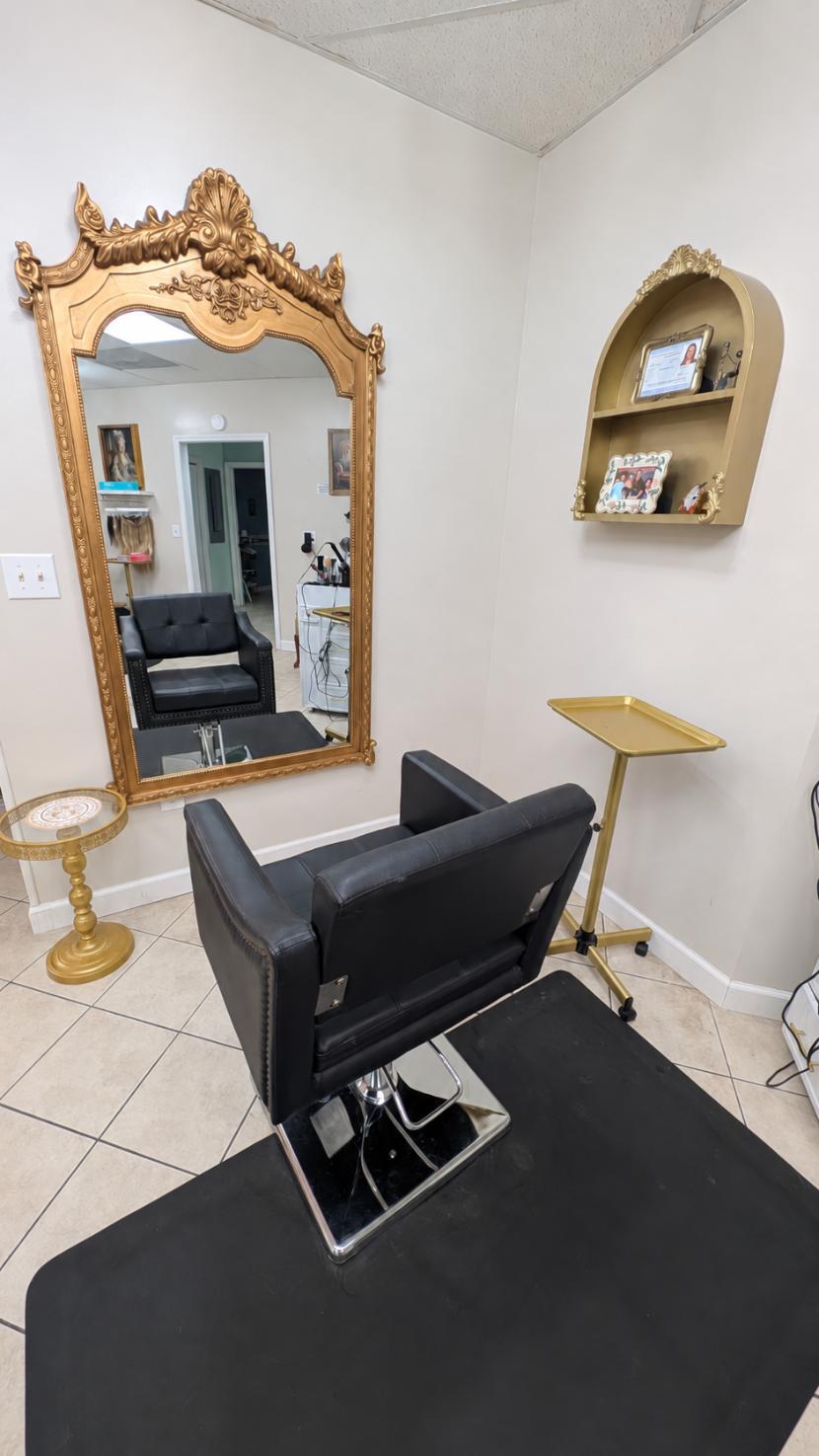 Cherish's styling station