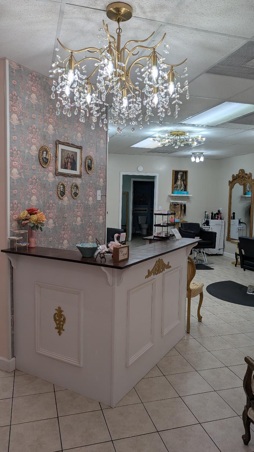 Sorella Salon reception interior